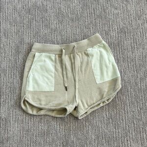 Light Sage  SER.O.YA Two-Tone Knit Lounge Shorts